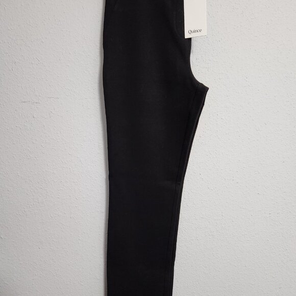 NWT Quince Ultra Stretch Ponte Straight Leg Pants 32 Tall Size Medium - Picture 5 of 14